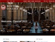 Tablet Screenshot of bostoncollege.org