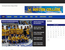 Tablet Screenshot of cd.bostoncollege.cl